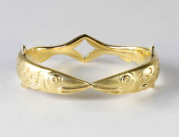 melissa chen lunar rain jewellery design surreal kissing herring fish ring