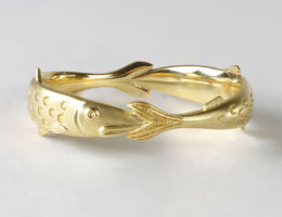 melissa chen lunar rain jewellery design surreal swimming herring fish ring