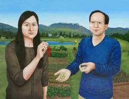 melissa chen parents farm kingston prize portrait oil painting